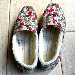 Dog Christmas toms shoes